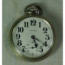 Illinois Bunn Special 21 J 60 Hour Rr Gold Pocket Watch