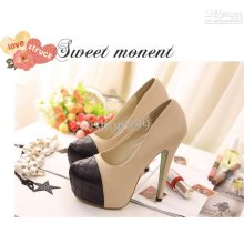 In Autumn 2012 Paragraph Temperament High Heels Point Lattice Color