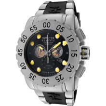 Invicta Reserve Men's Leviathan Chronograph Grey Rubber Strap Watch In0799