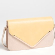 Izzy & Ali 'Giselle' Faux Leather Shoulder Bag Yellow