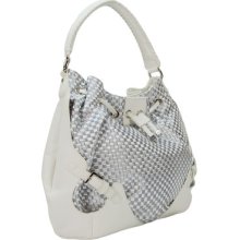 Jacky&celine J 923-1 002 White/silver Shoulder Bag