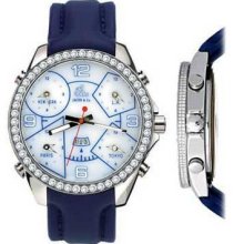 Jacob & Co. JC-12R Men's 5 Time Zone 5ct Bezel