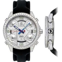 Jacob & Co. JC3-A Men's 5 Time Zone All Diamonds