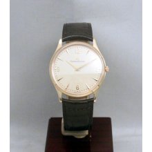 Jaeger Lecoultre In 18k Rose Gold And Cream Dial Model 1342420