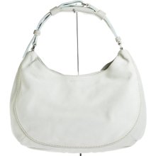 Jil Sander Mint Green Suede Hobo Handbag