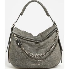 Jimmy Choo 'Boho - Small' Suede Hobo Platinum