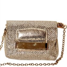 jimmy choo caro glitter fabric shoulder bag