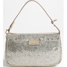 Jimmy Choo 'Rella' Glitter Clutch Champagne