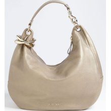 Jimmy Choo 'Solar - Large' Pearlized Metallic Leather Hobo