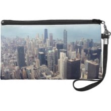 John Hancock Center and Trump Tower Wristlet Clutch