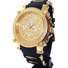 JoJino Diamond Sports Yellow Gold Watch