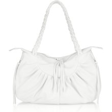 Julia Cocco' - Julia Cocco' Pleated Leather Satchel Bag