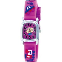 Juniors Tree Design Watch in Dark Pink ...