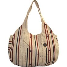 Jute Farm Natural Escalade Cotton Hobo Tote Bag