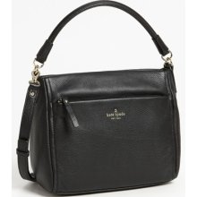 kate spade new york 'cobble hill - little curtis' leather crossbody bag Black