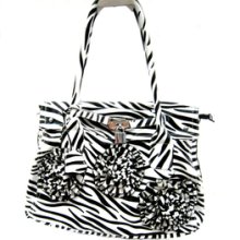 Kim Hot Zebra Flower Style Shoulder Bag,