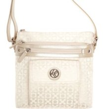 Kim RogersÂ® Bone/Pearl Oyster Signature Crossbody