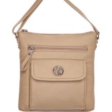 Kim RogersÂ® Spring Taupe North/South East Village Crossbody