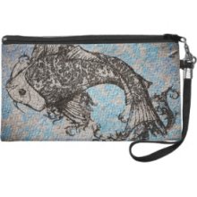 Koi Fish Wristlet Clutch