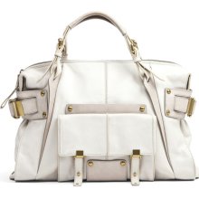 Kooba Barkley-Chalk Satchel