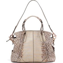 Kooba Camilla-Silk Croc Satchel