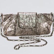 Kooba Metallic Lame Clutch Bag