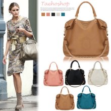 Korea Style Womens Girl Gold Chain Handbags Shoulder Totes Hobo Cross Bags