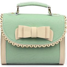 Korean Fashion Women's Bag Vintage Bowknot Hollow Flower Handbag Cross Body Bag