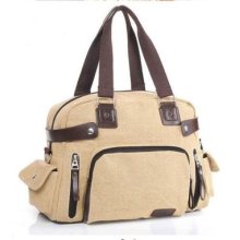 Korean Style Lady Canvas Handbag Leisure Travelling All-match Shoulder Bag