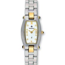 Kremena Ladies Gld-Pltd/Palladium-Pltd Mop Swiss 20X33Mm Watch XWA186