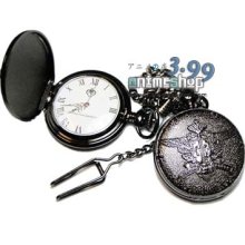 Kuroshitsuji Merchandise - Sebastian Michaelis Pocket Watch (Black)