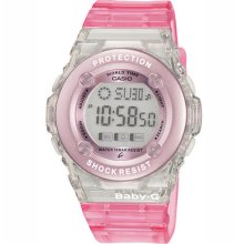 Ladies Baby-g Pink Digital Sports Watch Boxed - Rrp Â£59.99