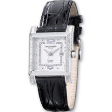 Ladies Charles Hubert 0.42ct Dia Bezel White Dial Watch