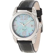 Ladies Invicta 0768 Swiss Angel Diamond Accented Mother Of Pearl Dial Watch