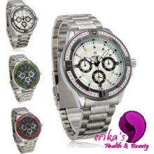 Ladies Womans Fashion Waterproof Sport Wrist Watch Red White Green