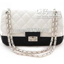 Lady Handbag Chain Shoulder Bag Pu Leisure Bag Chain Envening Bag Pa