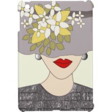 Lady with chic floral hat. Modern vintage inspired Ipad Mini Cases