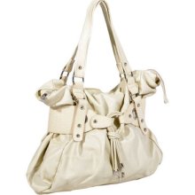 Larkspur Croco Embossed Faux Leather Handbag Sand