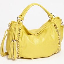 LaTique 'Adele' Faux Leather Satchel