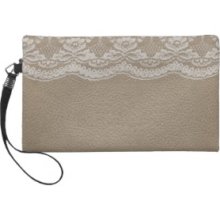 Leather & Lace Wedding Wristlet