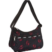 LeSportsac Classic Hobo (Patent) Hot Kiss - LeSportsac Fabric Handbags