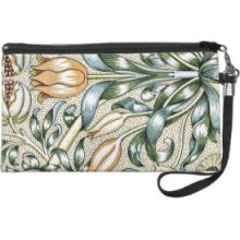 Lily and Pomegranate Wristlet Clutch