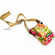 Lily Bloom Mini Tech Crossbody Pouch Bag Garden Party