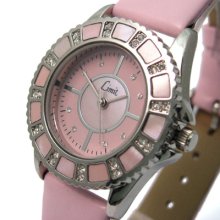 Limit Ladies Diamante Watch With Pink Strap Gift Boxed 6874