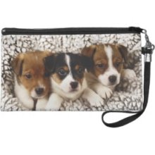 Litter of puppies Wristlet Purses