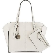 London Fog Graham Tote with Clutch Accessory - Shell - One Size