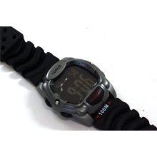 Lorus Gents Digital Black Strap 100m Watch R2325cx9