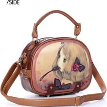 Lovely Lady Clutch Handbag Women Bag Pu Leather Tote Hobo Satchel