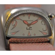 Lp Italy Ladies Diamond Pink Swiss Watch