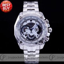 Luxury Date Week Stainless Steel Quartz Men's Wrist Watch Analog Hour Cool